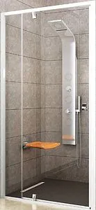 Дверь в нишу 1000мм прозрачное стекло Ravak Pivot PDOP2-100 03GA0100Z1, 1