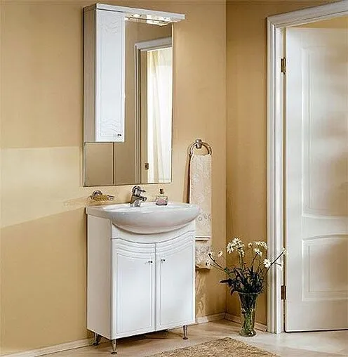 Тумба под умывальник напольная Aquaton Домус 65 белый 1A055201DO010