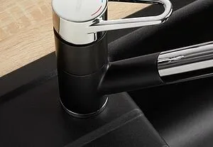 Смеситель для кухни с выдвижным изливом Blanco Blancowega-S II антрацит/хром 526420 Смеситель для кухни с выдвижным изливом Blanco Blancowega-S II антрацит/хром 526420, 5