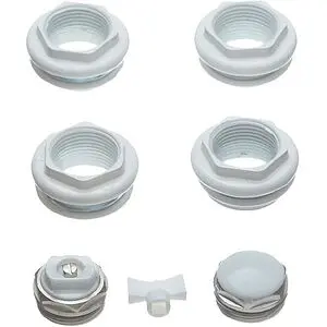 Комплект радиаторный универсальный ¾&quot; Stout белый Ral9016 SKU-0111-000134, 4