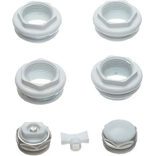 Комплект радиаторный универсальный ¾" Stout белый Ral9016 SKU-0111-000134 Комплект радиаторный универсальный ¾" Stout белый Ral9016 SKU-0111-000134