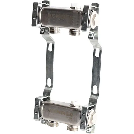 Группа коллекторная распределительная 2 отвода 1&quot;в/в x ¾&quot;ек Rommer RMS-4401-000002