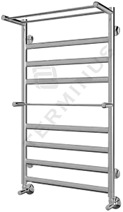 Полотенцесушитель водяной лесенка Terminus Хендрикс+ с полкой П9 500х896 полированная сталь 4620768886874, 2