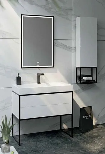 Тумба под умывальник подвесная Clarberg Logic T7н белый LOG0107N Тумба под умывальник подвесная Clarberg Logic T7н белый LOG0107N