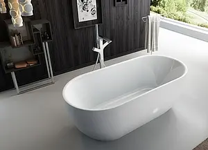 Ванна акриловая отдельностоящая BelBagno 150x75 без перелива  BB70-1500-W0, 4