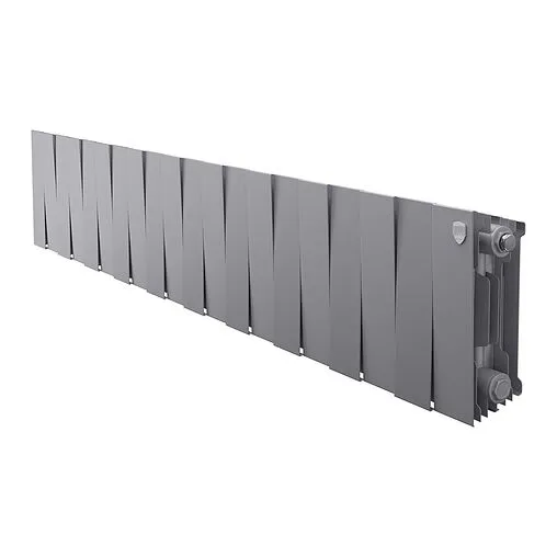 Радиатор биметаллический 20 секций Royal Thermo PianoForte 200 Silver Satin RTPS3020020