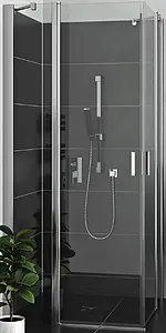 Душевая дверь 800мм прозрачное стекло Roltechnik Lega Lift Line LZDO⅛00 226-8000000-00-02, 1