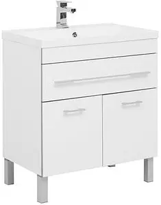 Тумба-умывальник напольная Aquanet Верона 75 белый 00182706+00158755, 1