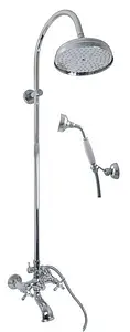 Душевая система со смесителем для ванны Rav Slezak Morava retro хром MK159.5/3 Душевая система со смесителем для ванны Rav Slezak Morava retro хром MK159.5/3, 1
