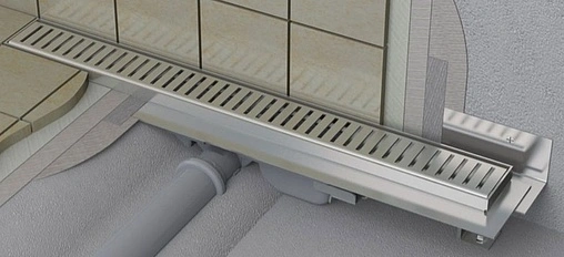 Лоток душевой 950мм h=55мм 0.73л/сек AlcaPlast APZ104-950 Flexible Low