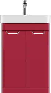 Тумба-умывальник напольная ISVEA Fonte 57 красный 21USS015057I+10SQ50057SV Тумба-умывальник напольная ISVEA Fonte 57 красный 21USS015057I+10SQ50057SV, 1