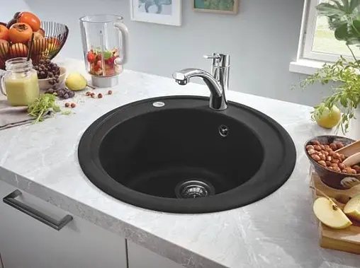 Мойка кухонная Grohe K200-51 черный гранит 31656AP0