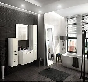 Шкаф-пенал подвесной Aquaton Валенсия 35 R белый 1A123903VAG3R, 5