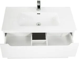 Тумба-умывальник подвесная BelBagno ETNA H-60 100 Bianco Lucido ETNA-H60-1000-2C-SO-BL-P+, 3