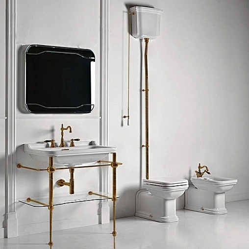 Консоль Kerasan Waldorf 108 бронза 9196K3br