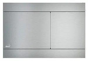 Клавиша смыва для унитаза AlcaPlast FLAT FUN хром матовый Клавиша смыва для унитаза AlcaPlast FLAT FUN хром матовый, 1