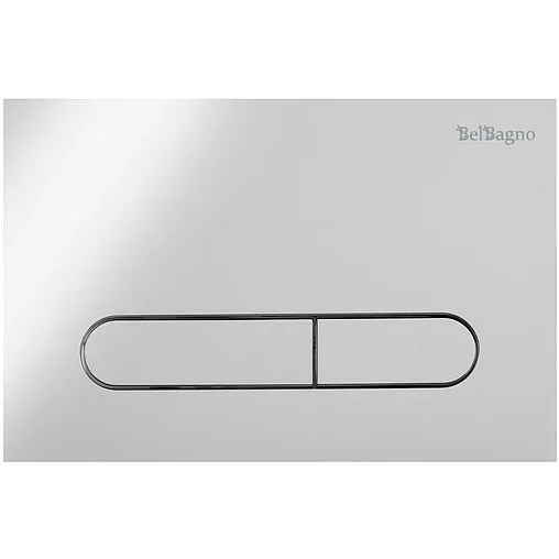 Комплект 5 в 1 BelBagno Sfera-R BB046CHR/BB2111SC/BB002-80/BB005-PR-CHROME с кнопкой хром глянцевый