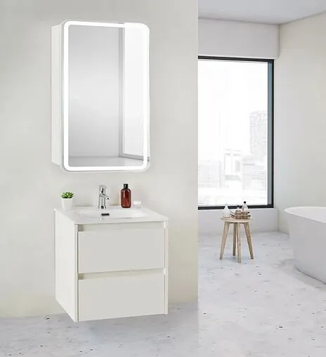 Шкаф-зеркало BelBagno 80x50 белый SPC-MAR-500/800-1A-LED-TCH