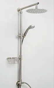 Душевая система без смесителя Wasserkraft хром матовый A038 Душевая система без смесителя Wasserkraft хром матовый A038, 3