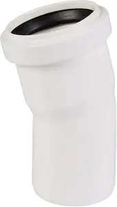 Отвод внутренний белый D=50мм Угол 15° Ostendorf HTw HTB 559400, 1