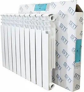 Радиатор алюминиевый 10 секций STI Classic 500/100 Радиатор алюминиевый 10 секций STI Classic 500/100, 3