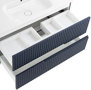 Тумба-умывальник подвесная Cezares Duet 80 Grafito DUET-800-2C-SO-GR-P+CZR-NAT-80-LVB, 4