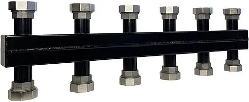 Коллектор распределительный 5 контуров 1½&quot;нг x 1½&quot;нг WAAG WG.M102