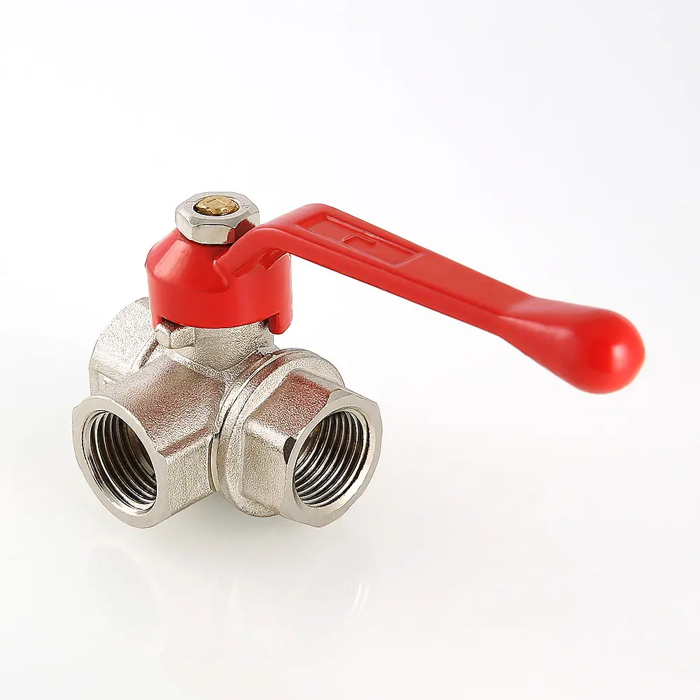 Кран шаровый трехходовой/L ¾"в x ¾"в x ¾"в Valtec VT.360.N.05 Кран шаровый трехходовой/L ¾"в x ¾"в x ¾"в Valtec VT.360.N.05