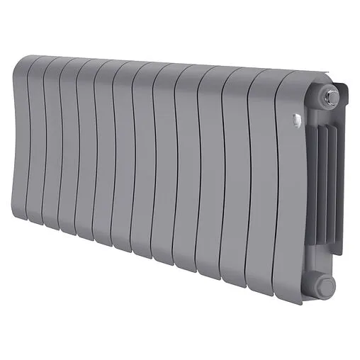 Радиатор биметаллический 14 секций Royal Thermo Infinity 300 Silver Satin RTISS30014