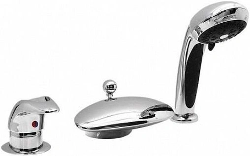 Смеситель на борт ванны на 3 отверстия Vega Niagara хром 91А1605125