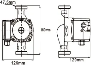 Насос циркуляционный Valtec 25/4-180 VRS.254.18.0, 2