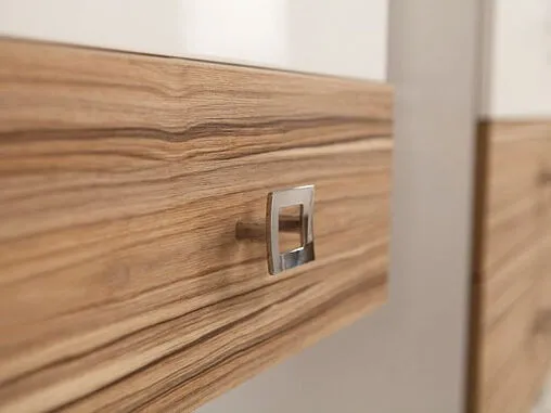 Шкаф-пенал подвесной Aquaton Стамбул 35 белый/эбони светлый 1A127703ST490