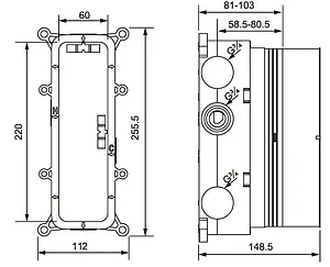 Душевая система с термостатом для душа Timo Petruma хром SX-5039/00SM Душевая система с термостатом для душа Timo Petruma хром SX-5039/00SM, 3