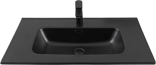 Раковина Aquanet Flat 80 черный матовый 00329255