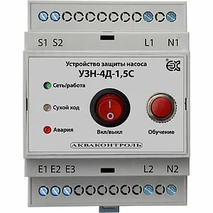 Устройство защиты насоса Extra Акваконтроль УЗН-4Д-1.5С-5 6036002435, 1
