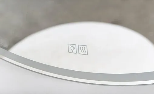 Зеркало с подсветкой BelBagno 100x100 с подогревом SPC-RNG-1000-LED-TCH-WARM