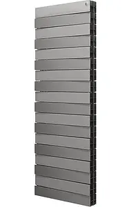 Радиатор биметаллический 18 секций Royal Thermo PianoForte Tower Silver Satin RTPFTNSS50018 Радиатор биметаллический 18 секций Royal Thermo PianoForte Tower Silver Satin RTPFTNSS50018, 1