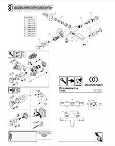 Термостат для ванны Ideal Standard Ceratherm T50 хром A7223AA Термостат для ванны Ideal Standard Ceratherm T50 хром A7223AA, 3