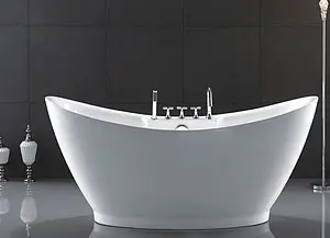 Ванна акриловая отдельностоящая Cerutti SPA Garda 172x76x78 B-7115, 2