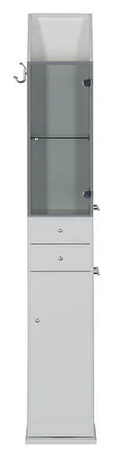 Шкаф-пенал напольный Aquanet Марсель А-102 белый 101157