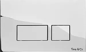 Клавиша смыва для унитаза Toni Arti Noche TA-0041 хром глянцевый Клавиша смыва для унитаза Toni Arti Noche TA-0041 хром глянцевый, 1