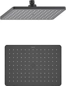 Лейка верхнего душа Aquatek чёрный матовый AQ2087MB, 1