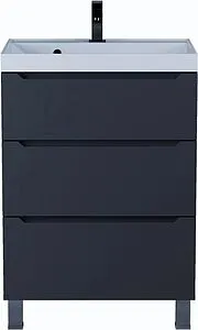 Тумба под умывальник напольная Uperwood UPD Tanos 60 чёрный 291020332 Тумба под умывальник напольная Uperwood UPD Tanos 60 чёрный 291020332, 1