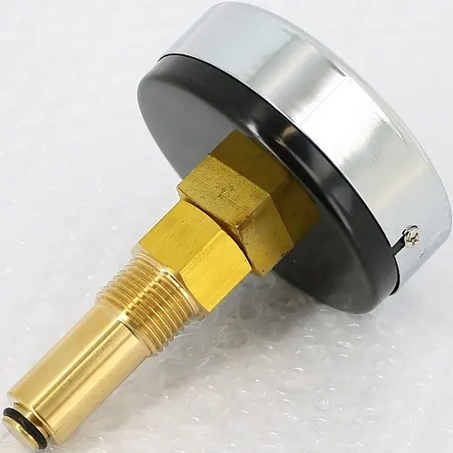 Термоманометр аксиальный Росма ТМТБ-31Т.1 80мм 16 бар 120°С гильза 46мм ½&quot; 00000002291