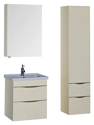 Шкаф-пенал подвесной Aquanet Эвора крем 184010