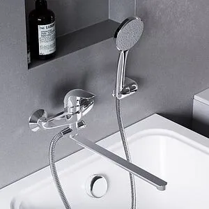 Смеситель для ванны с длинным изливом Damixa Eclipse хром 319500001 Смеситель для ванны с длинным изливом Damixa Eclipse хром 319500001, 3