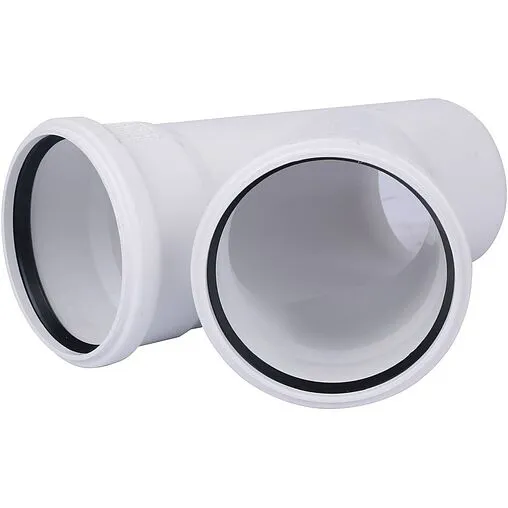 Тройник внутренний бесшумный D=110x110мм Угол 45° Rehau Raupiano Plus 11229841001