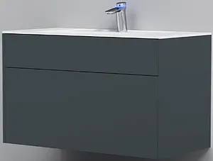 Тумба под умывальник подвесная Am.Pm Inspire 2.0 100 графит M50AFHX1003GM Тумба под умывальник подвесная Am.Pm Inspire 2.0 100 графит M50AFHX1003GM, 1