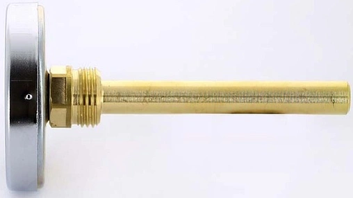 Термометр биметаллический Watts F+R801 63мм 120°С гильза 100мм ½&quot; 10005811
