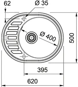 Мойка кухонная Franke Ronda ROG 611C шоколад 114.0263.463 Мойка кухонная Franke Ronda ROG 611C шоколад 114.0263.463, 2